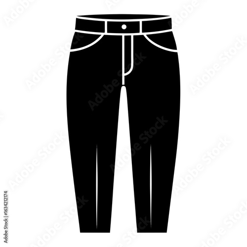 High-Waisted Jeans Silhouette
