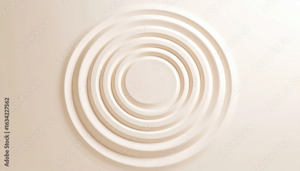 Fototapeta premium Abstract Geometric Concentric Circles Pattern Design