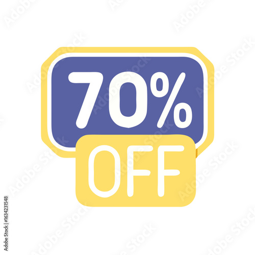 Discount offer displays significant savings on products at a retail store during promotional sale events