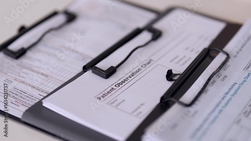 Medical Patient Observation Charts Inpatient Drug Records Healthcare Administration Documents Clinical Forms Hospital Data Management