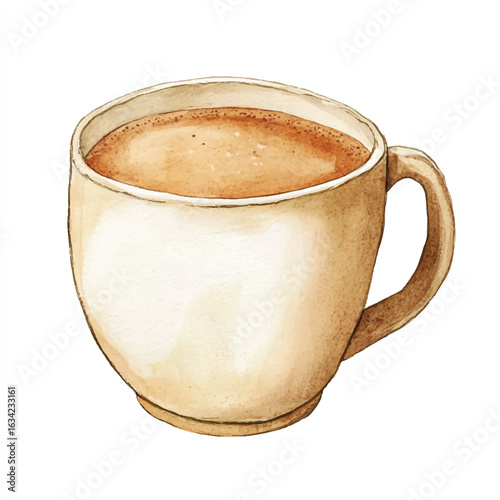 a cute Chai tea latte in a cozy mug