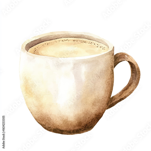 a cute Chai tea latte in a cozy mug