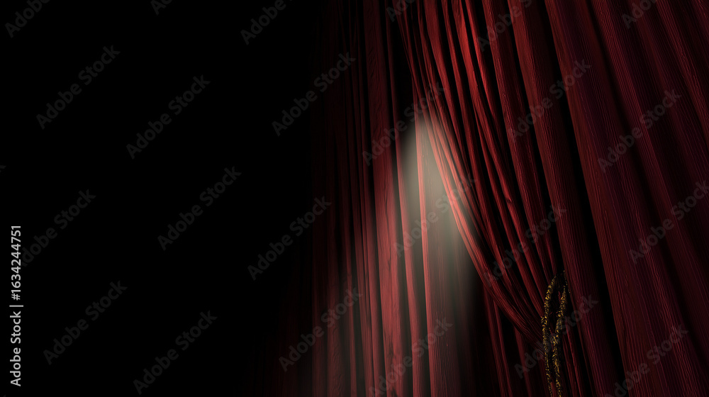 Fototapeta premium abstract red curtain background