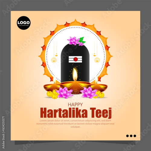 Hartalika Teej is a Hindu festival celebrated primarily by women in North India and Nepal, to seek marital bliss and the well-being of their husbands.