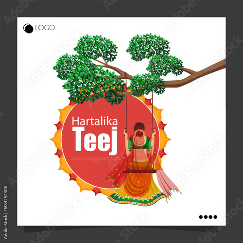Hartalika Teej is a Hindu festival celebrated by women, primarily in North India and Nepal, to seek marital bliss and the well-being of their husbands.
