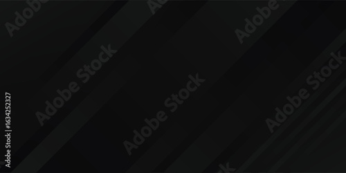 Black abstract background. Elegant dark diagonal shape elements.