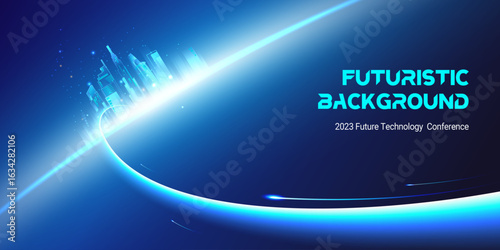 Smart network and connection technology concept with bangkok city background at night