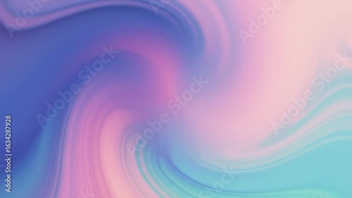 A mesmerizing and seamless looping video of a soft, swirling abstract background. 