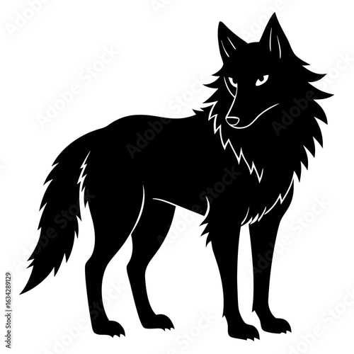  animal wolf black victor.