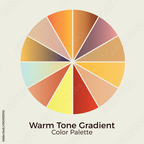 Neutral Warm Gradient Circle for Natural Theme
