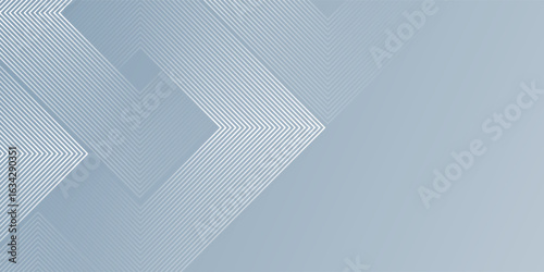 Abstract gray background with gradient color and artistic dynamic hexagon decoration modern