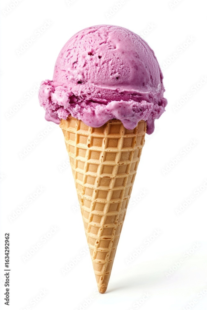Real purple icecream cone dessert photography refreshing. Real purple icecream cone dessert photography refreshing.