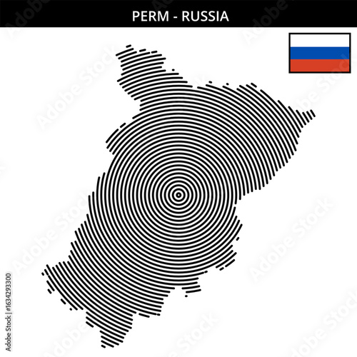 Perm Russia  unique geographical mapping