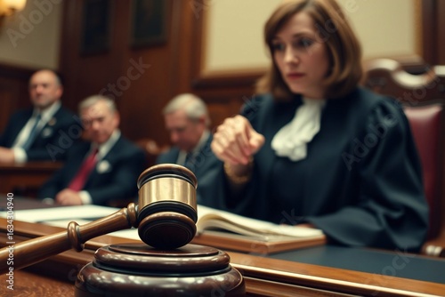 Court of Law Trial in Session