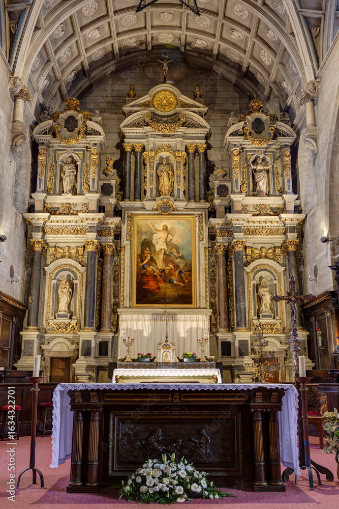 Obraz premium Eglise Saint-Gildas à Auray dans le département du Morbihan - Bretagne