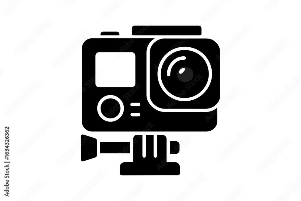 Fototapeta premium Action camera icon