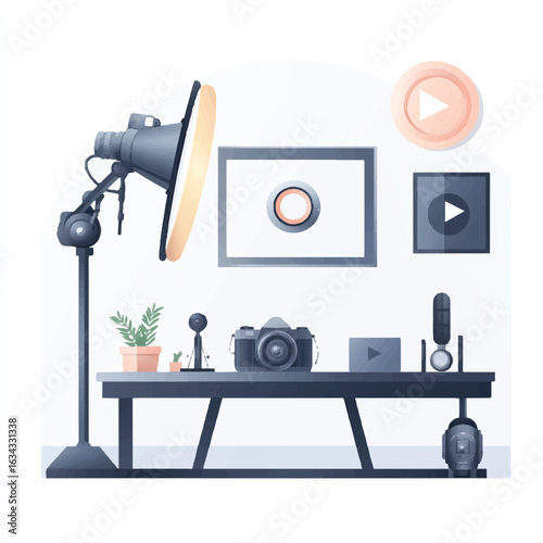 a content creators studio