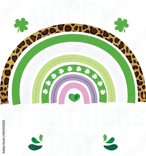 Happy St. Patricks Day Rainbow