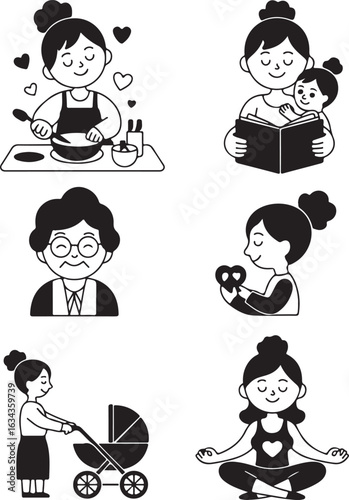 Cherish family moments cooking reading walking meditating enjoying life