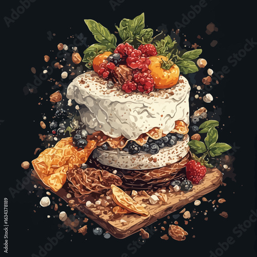 Delicious Food design very cool	
