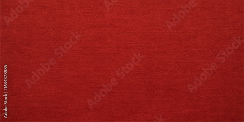 Red textured background with fabric paper and leather surface design