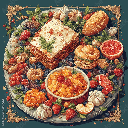 Delicious Food design very cool	
