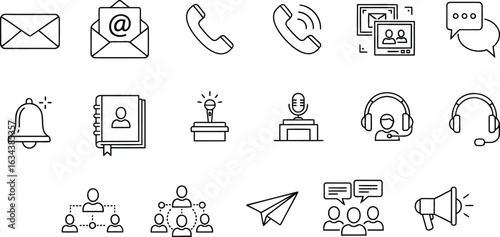 set of icons for business 