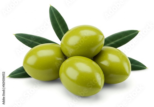 Wallpaper Mural Sun-Kissed Olives & Their Leaves Torontodigital.ca