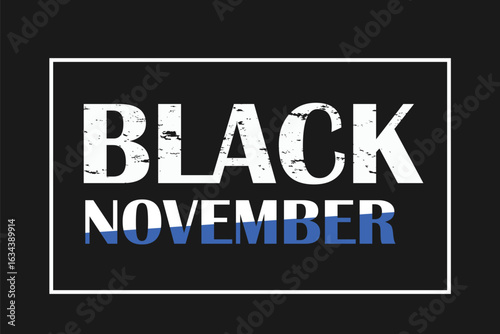 Abstract Black November