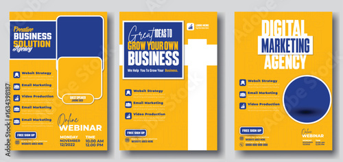 Business and Digital marketing flyer bundle design