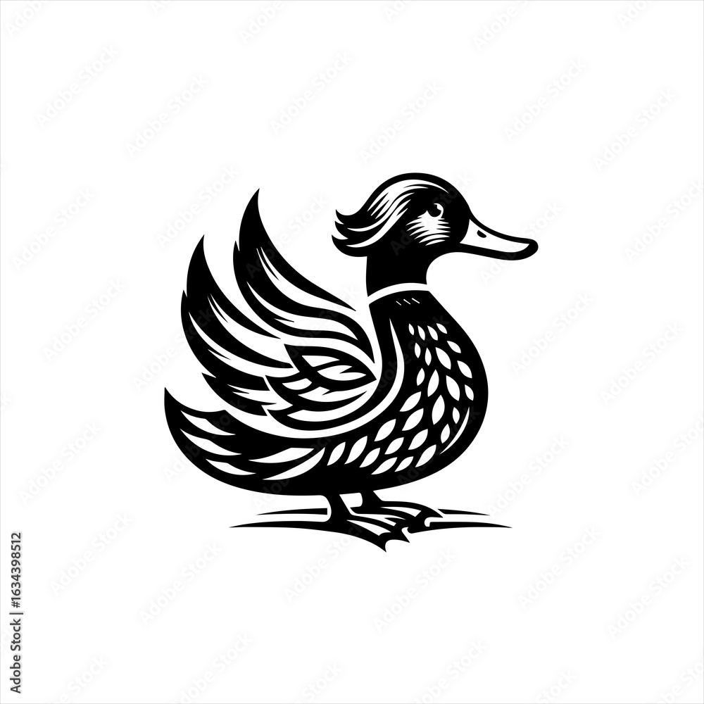 Fototapeta premium A duck illustration