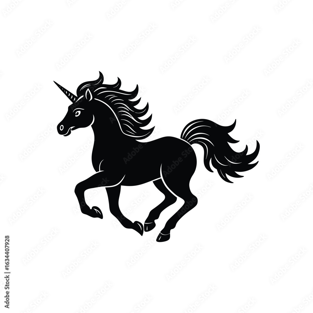 Obraz premium : unicorn running