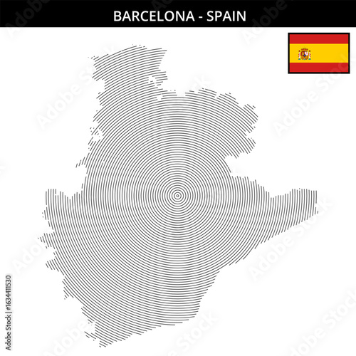Barcelona  its unique map and cultural essence