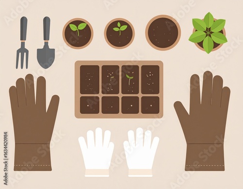 Flat Gardening Mood