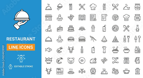 Beach and summer vacation line icon set. A comprehensive collection of symbols for travel, seaside holidays, and tropical life.