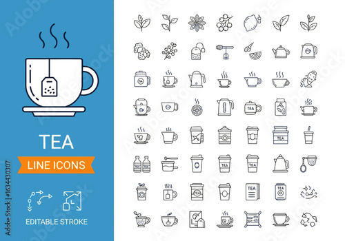 Beach and summer vacation line icon set. A comprehensive collection of symbols for travel, seaside holidays, and tropical life.