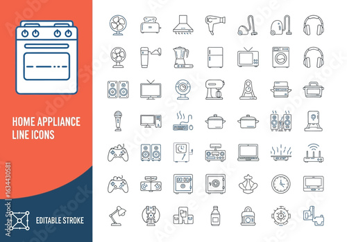 Beach and summer vacation line icon set. A comprehensive collection of symbols for travel, seaside holidays, and tropical life.