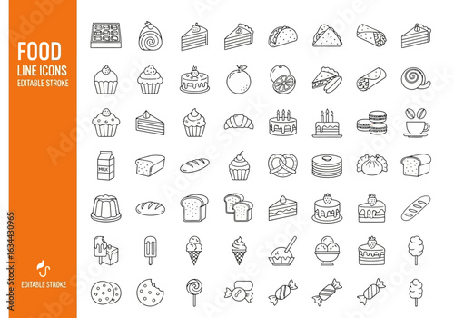 Beach and summer vacation line icon set. A comprehensive collection of symbols for travel, seaside holidays, and tropical life.