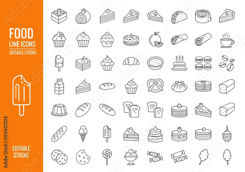 Beach and summer vacation line icon set. A comprehensive collection of symbols for travel, seaside holidays, and tropical life.