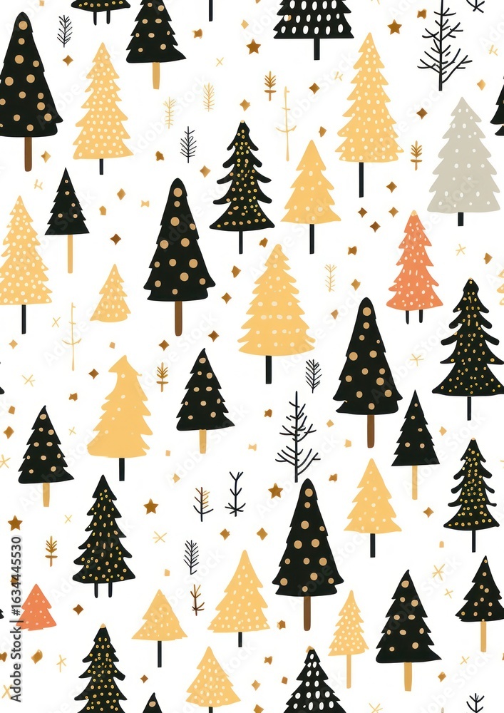 Obraz premium Christmas pattern celebration backgrounds.