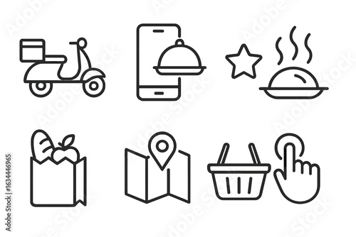 set of cleaning icons