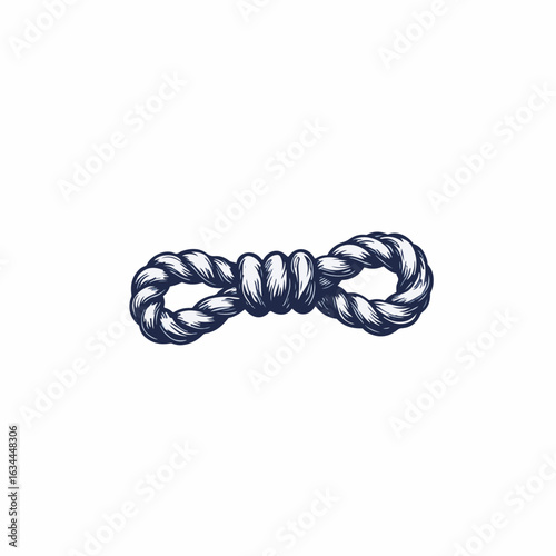 Dog toy braided rope in classic design made of durable fibers, showcasing intricate knots and dependable strength.