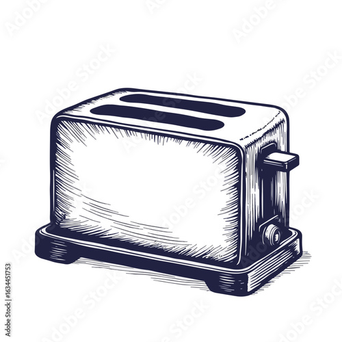 Stylish toaster with two slots and a lever for perfect browning, toaster designed for breakfast prep with an elegant finish, ideal kitchen appliance for delicious toasted bread, bagels, and more.