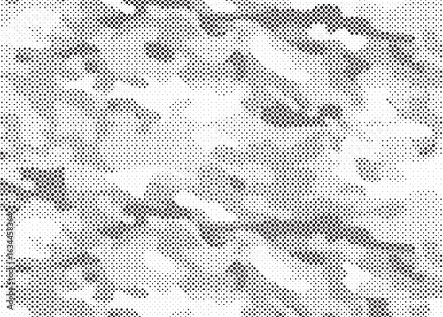 Abstract halftone background. Military camouflage effect dot seamless pattern texture. Dotted background as design element.