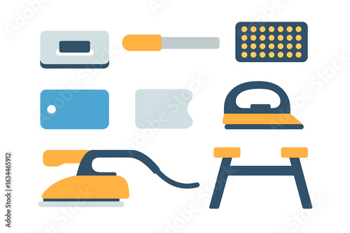 set of household appliances