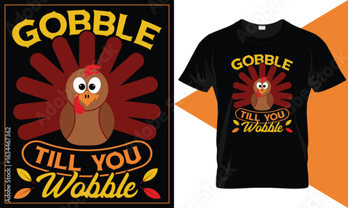 Gobble Gobble Til You Wobble tshirt, Thanksgiving Sweatshirt,Turkey Shirt,Gift For Thanksgiving,Funny Turkey Sweatshirt Design,Thanksgiving Day