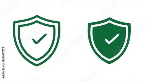 Free Download Shield icon vector design with check mark, vector illustration - GFXLoad