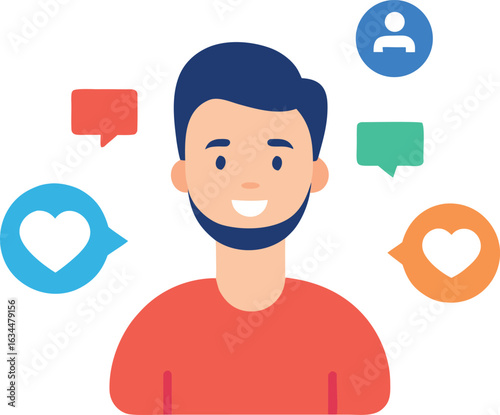 Social Media Influencer Promoting Brand With Likes
