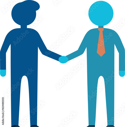 Two People Shaking Hands On A Business Deal
