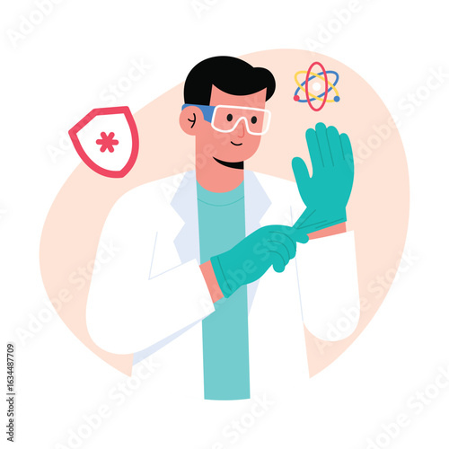 Medicine Discovery Vector illustration. EPS 10 file